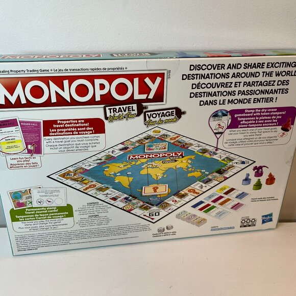 Monopoly Travel World Tour Monopoly Board Game - Brand new! - Picture 4 of 4